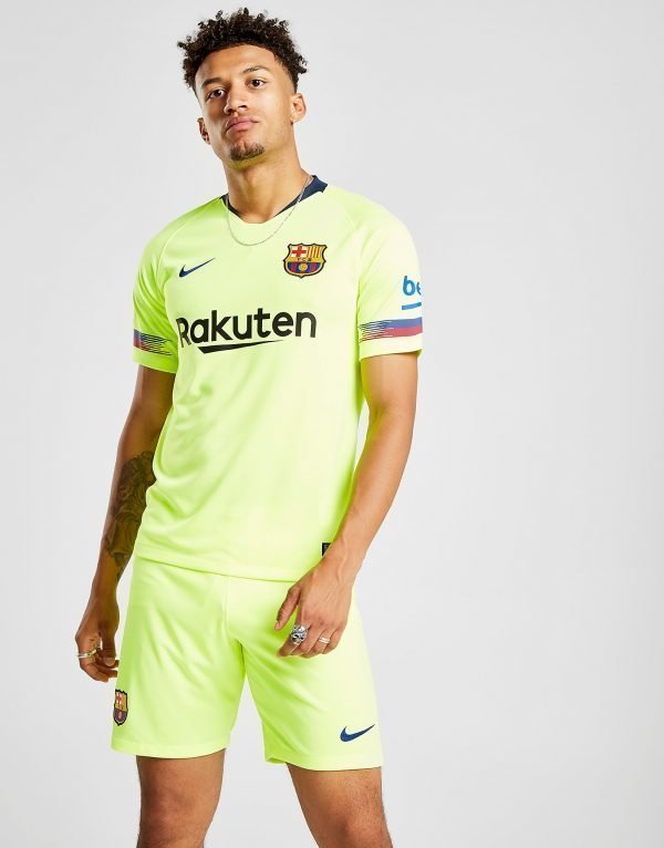 Nike Fc Barcelona 2018/19 Away Shorts Volt