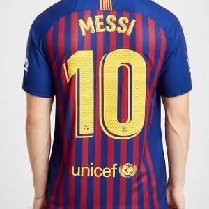 Nike Fc Barcelona 2018/19 Messi #10 Kotipaita Sininen