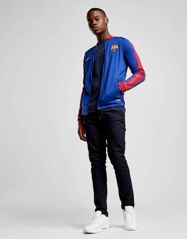Nike Fc Barcelona Anthem Jacket Sininen
