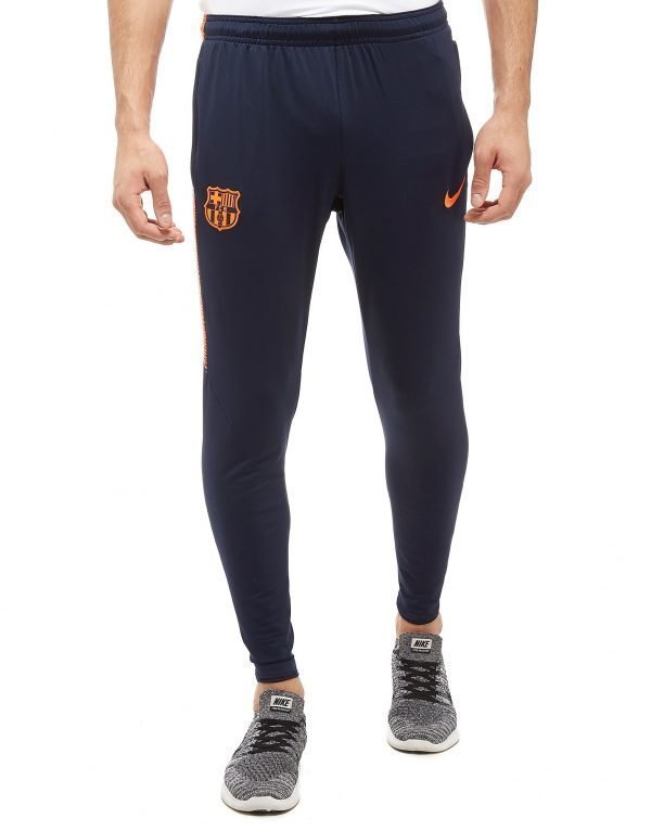 Nike Fc Barcelona Squad Pants Obsidian / Yellow