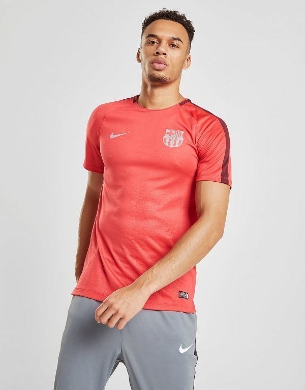 Nike Fc Barcelona T-Shirt Punainen