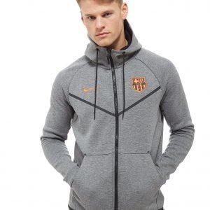 Nike Fc Barcelona Tech Hoodie Harmaa