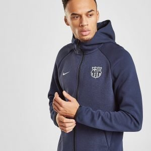 Nike Fc Barcelona Tech Hoodie Laivastonsininen