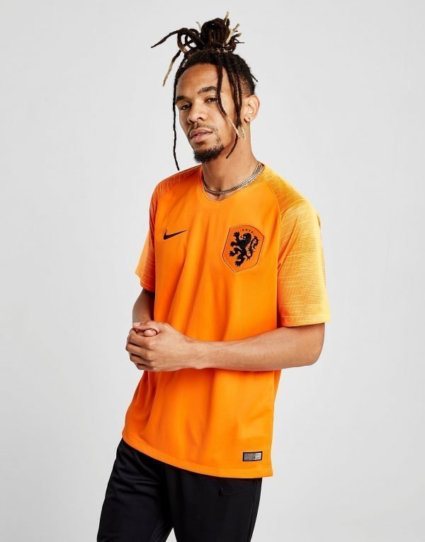 Nike Holland 2018 Home Paita Ennakkotilaus Oranssi