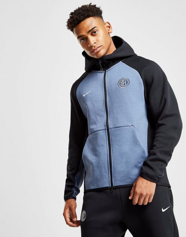 Nike Inter Milan Fc Tech Hoodie Sininen