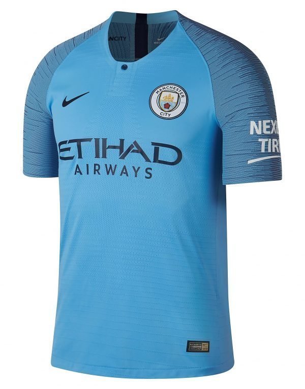 Nike Manchester City 18 / 19 Home Vapor Shirt Sininen