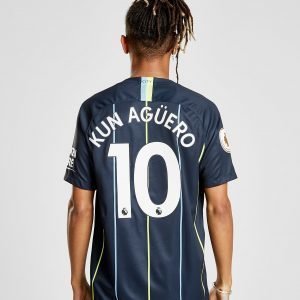 Nike Manchester City 2018/19 Aguero #10 Vieraspaita Laivastonsininen