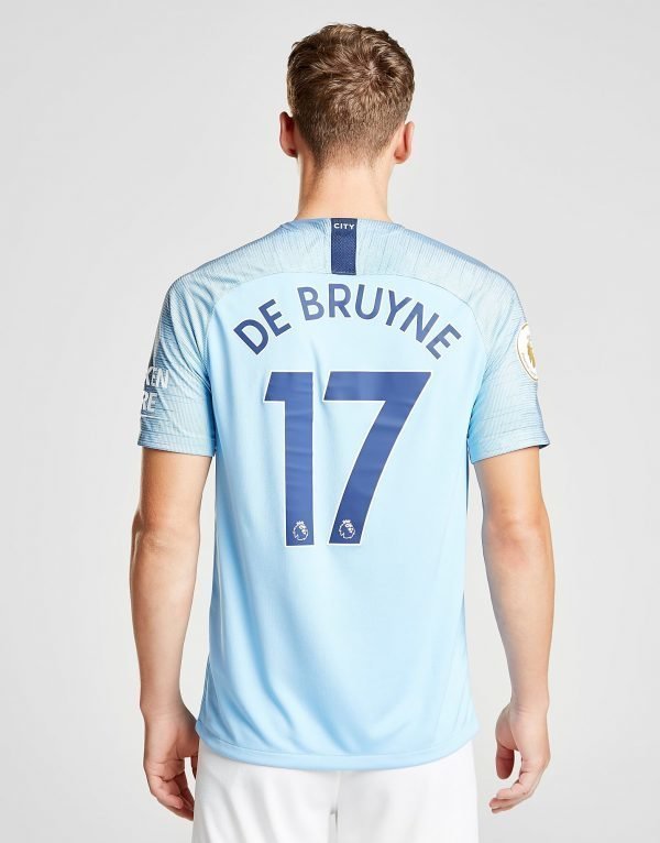 Nike Manchester City 2018/19 De Bruyne #17 Kotipaita Sininen