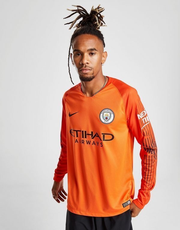 Nike Manchester City 2018/19 Home Gk Shirt Oranssi