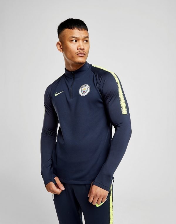 Nike Manchester City 2018/19 Squad Drill Top Sininen