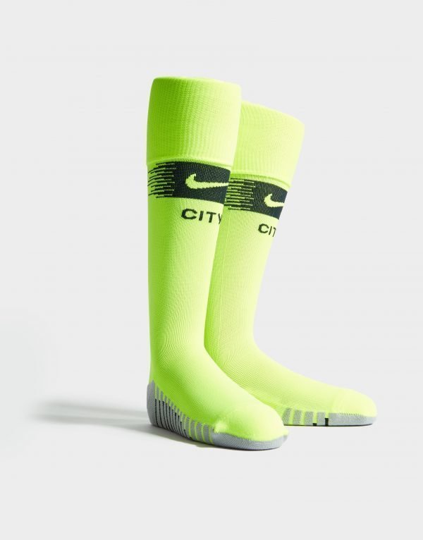 Nike Manchester City Fc 2018/19 Away Socks Vihreä