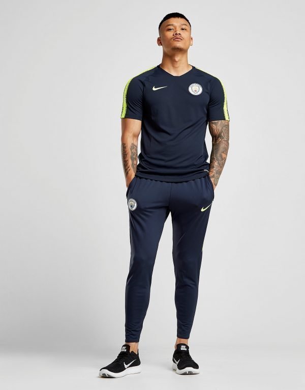 Nike Manchester City Fc 2018/19 Squad Shirt Sininen