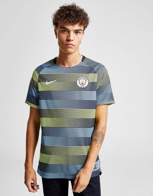 Nike Manchester City Fc Dri-Fit Squad Top Laivastonsininen