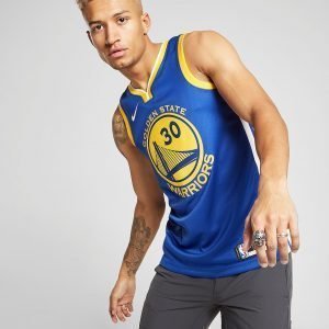 Nike Nba Golden State Warriors Curry Jersey Sininen