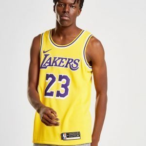 Nike Nba La Lakers James Jersey Keltainen