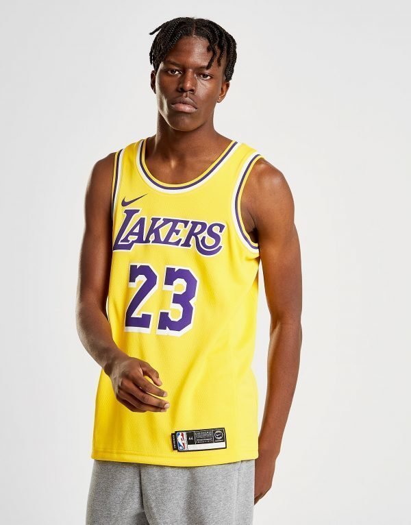 Nike Nba La Lakers James Jersey Keltainen