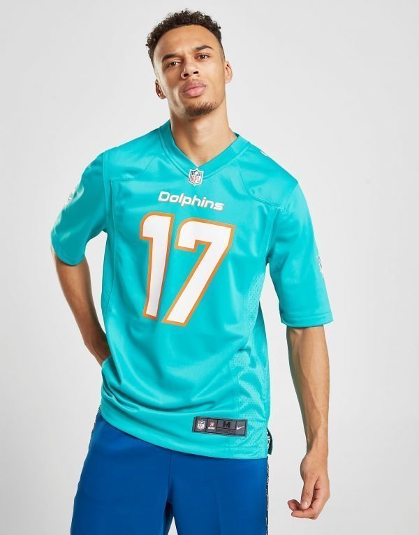 Nike Nfl Miami Dolphins Tannehill Home Shirt Sininen