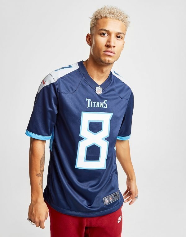 Nike Nfl Tennessee Titans Mariota Home Shirt Sininen