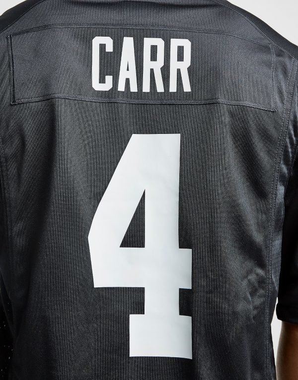 Nike Oakland Raider Carr Jersey Musta