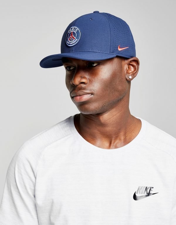 Nike Paris Saint Germain Aerobill Cap Lippis Sininen