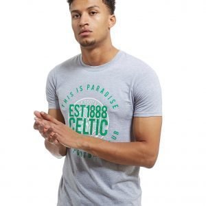 Official Team Celtic Paradise T-Shirt Harmaa