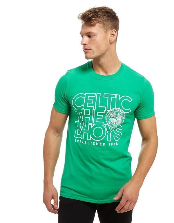 Official Team Celtic The Bhoys T-Shirt Vihreä