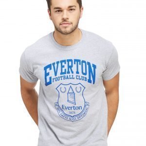 Official Team Everton F.C Crest T-Shirt Harmaa