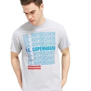 Official Team Fc Copenhagen T-Shirt Heather Grey