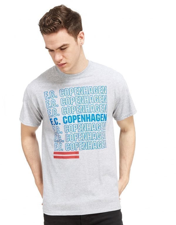 Official Team Fc Copenhagen T-Shirt Heather Grey