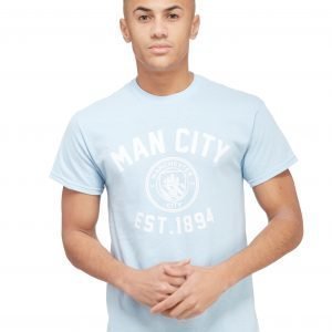 Official Team Manchester City F.C Stadium T-Shirt Sky Blue