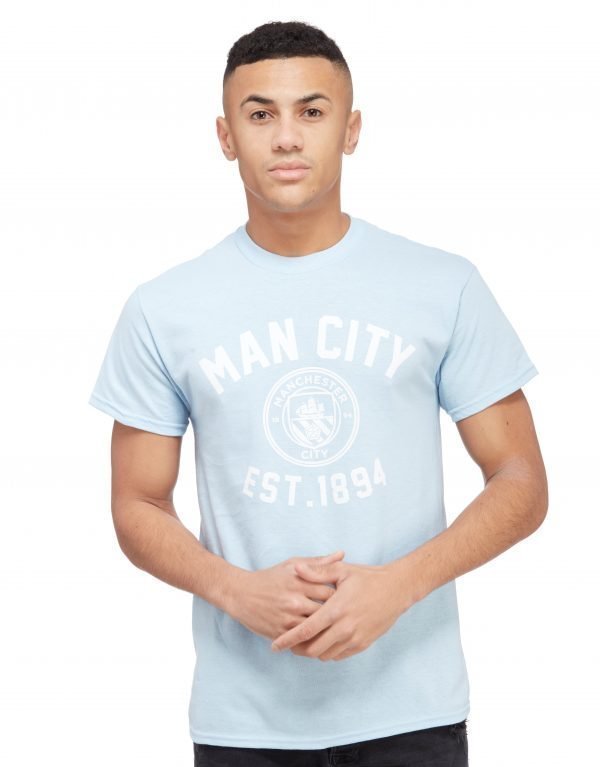 Official Team Manchester City F.C Stadium T-Shirt Sky Blue