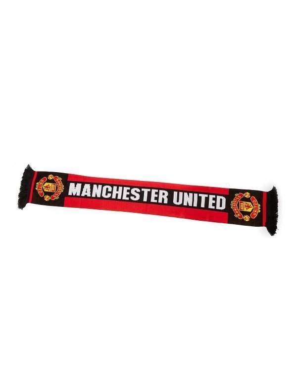 Official Team Manchester United Scarf Punainen