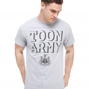 Official Team Newcastle United 2017 Toon Army T-Shirt Harmaa