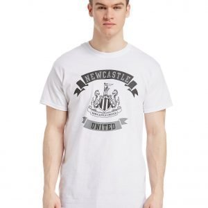 Official Team Newcastle United Scroll T-Shirt Valkoinen