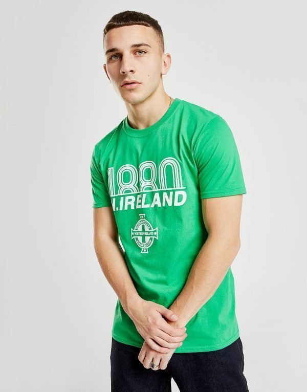 Official Team Northern Ireland 1880 Short Sleeve T-Paita Vihreä