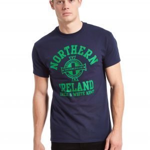 Official Team Northern Ireland Arch T-Shirt Laivastonsininen