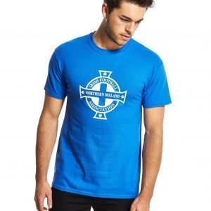 Official Team Northern Ireland Crest T-Shirt Royal Blue