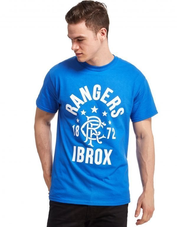 Official Team Rangers Fc Ibrox T-Shirt Royal Blue