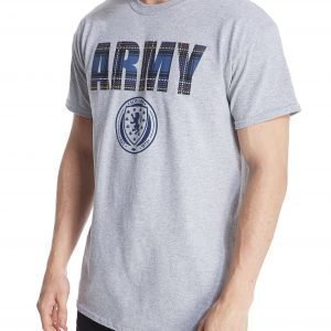 Official Team Scotland Army T-Shirt Grey Marl