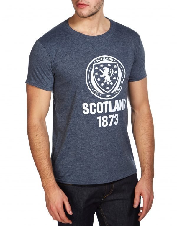 Official Team Scotland Fa 1873 Short Sleeve T-Shirt Heather Navy