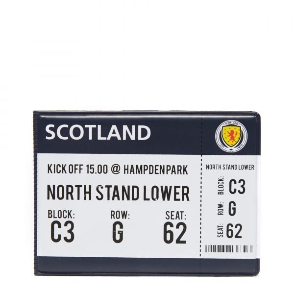 Official Team Scotland Fa Match Day Card Wallet Laivastonsininen