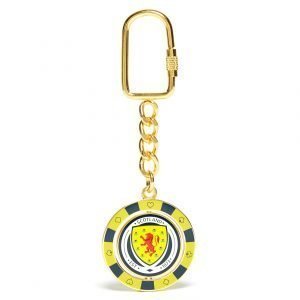 Official Team Scotland Fa Poker Chip Keyring Kulta