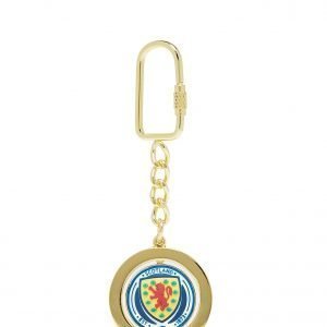 Official Team Scotland Spinner Keyring Sininen