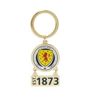 Official Team Scotland Swing Keyring Sininen