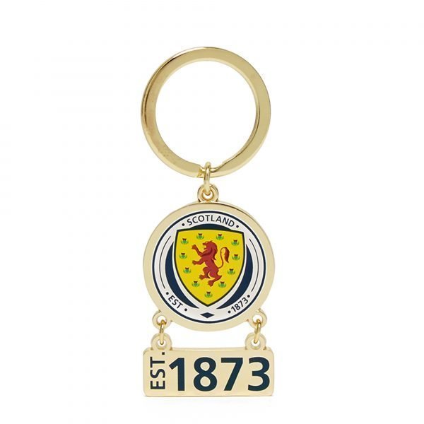 Official Team Scotland Swing Keyring Sininen