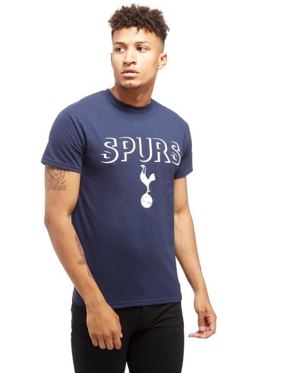 Official Team Tottenham Hotspur Badge T-Shirt Laivastonsininen