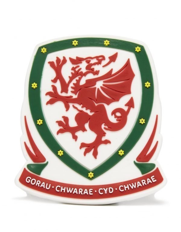 Official Team Wales 3d Crest Magnet Punainen