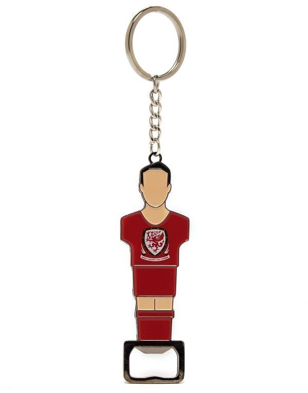 Official Team Wales Bottle Opener Key Ring Punainen
