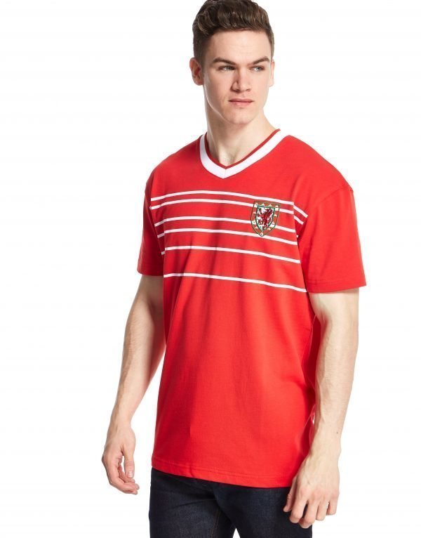 Official Team Wales Home 1984 Shirt Punainen