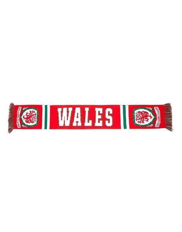 Official Team Wales Jacquard Scarf Punainen